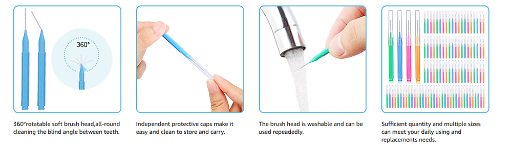 How to use the interdental brush